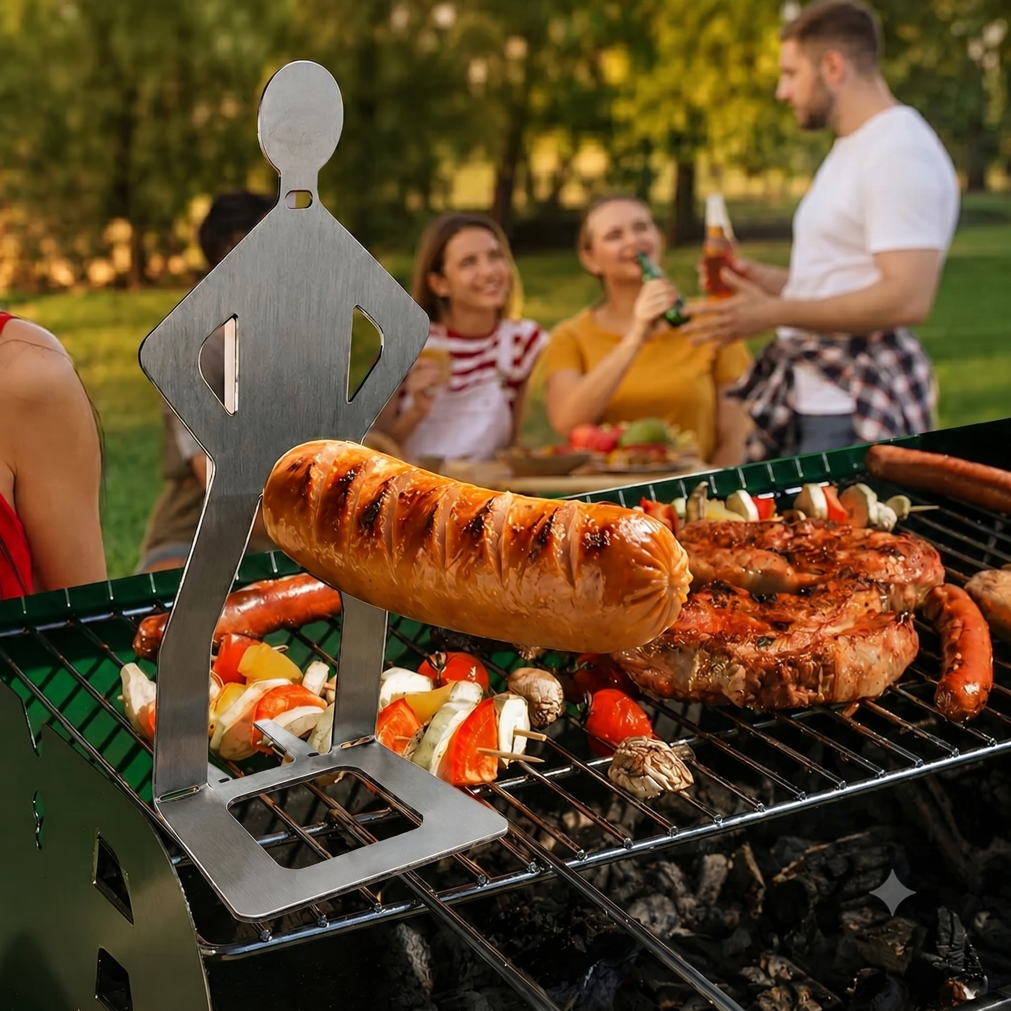 WienerWag™ Sausage Holder - Funny Dog BBQ Hot Dog Grilling Tool